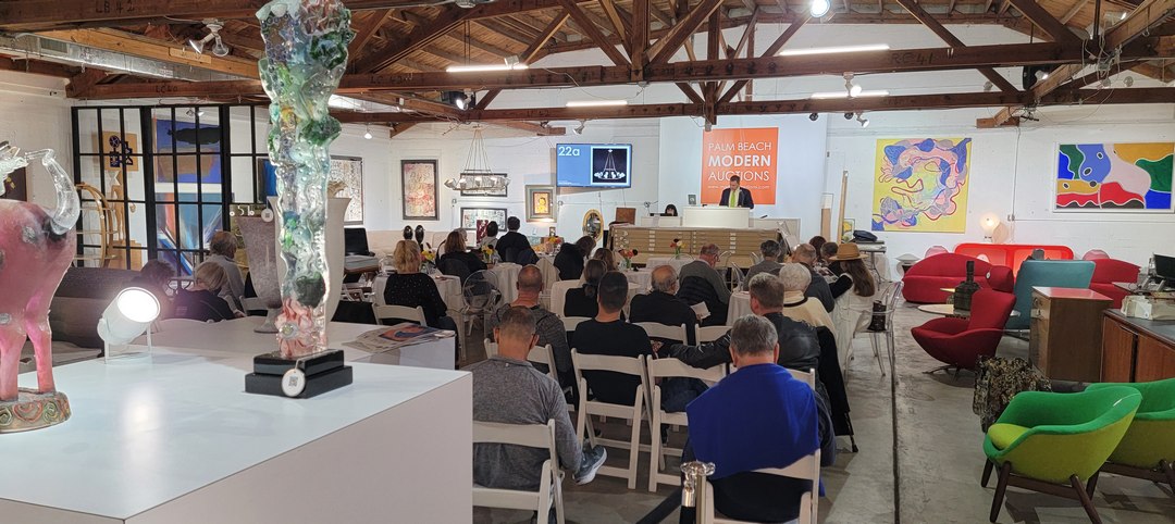 Live Art and Design Auction Event at Palm Beach Modern Auctions